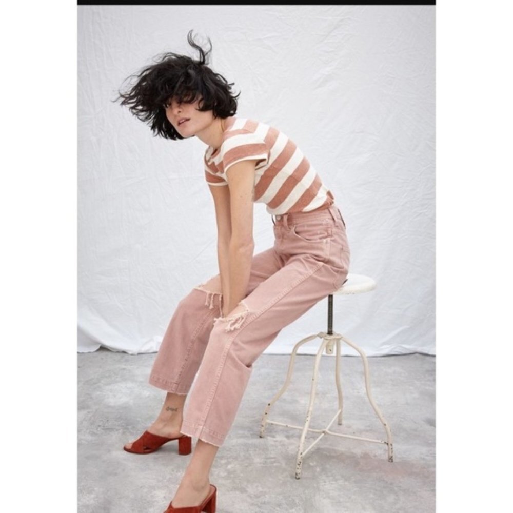 Madewell X Where I Was From Slim Crop Jean Blush